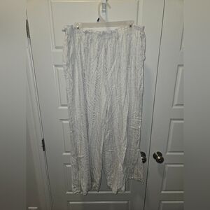 Gentle Fawn Linen White Flowing Pants